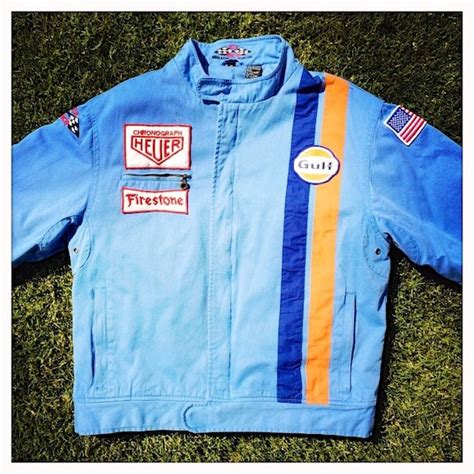 vintage gulf racing jacket